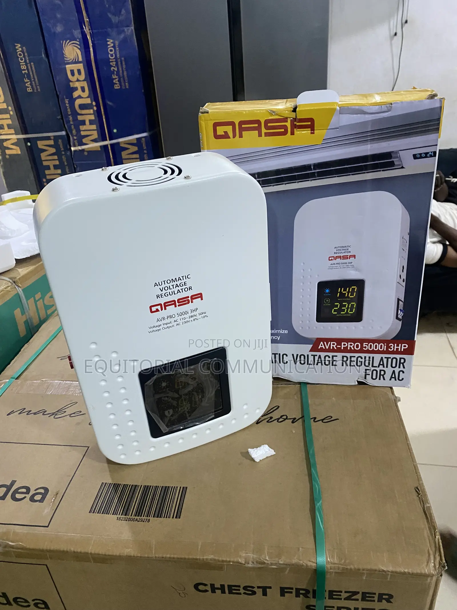 Qasa AVR-PRO 5000W Multi-Appliance Voltage Stabilizer