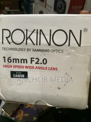 Uk Used ROKINON 16mm  F2.0 for Canon