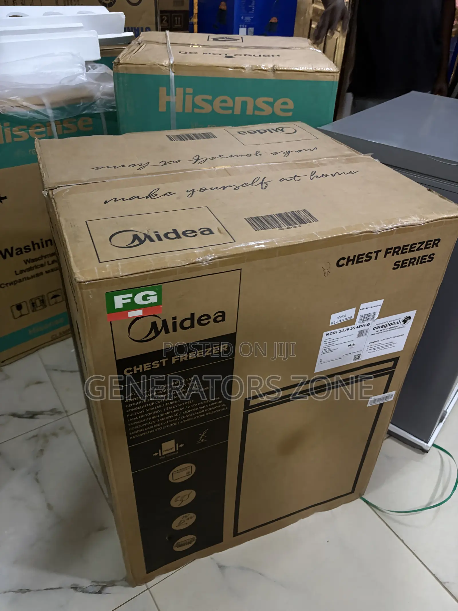 Midea 142L Large Capacity Chest Freezer