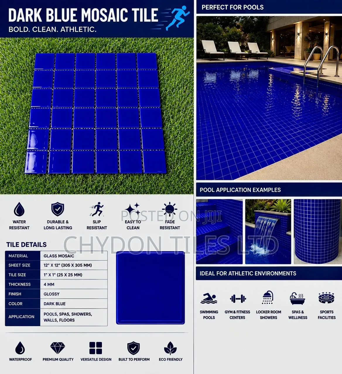 Mosaic Tiles for Swimming Pool