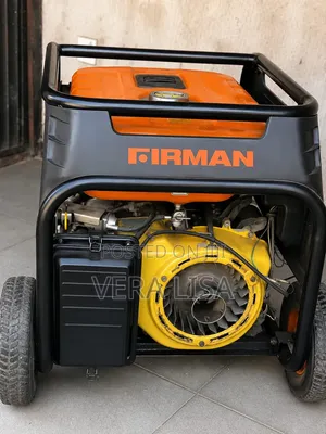 Firman 7500W 10kva Generator for Sale - Big Frame, Wheels, Key Starter