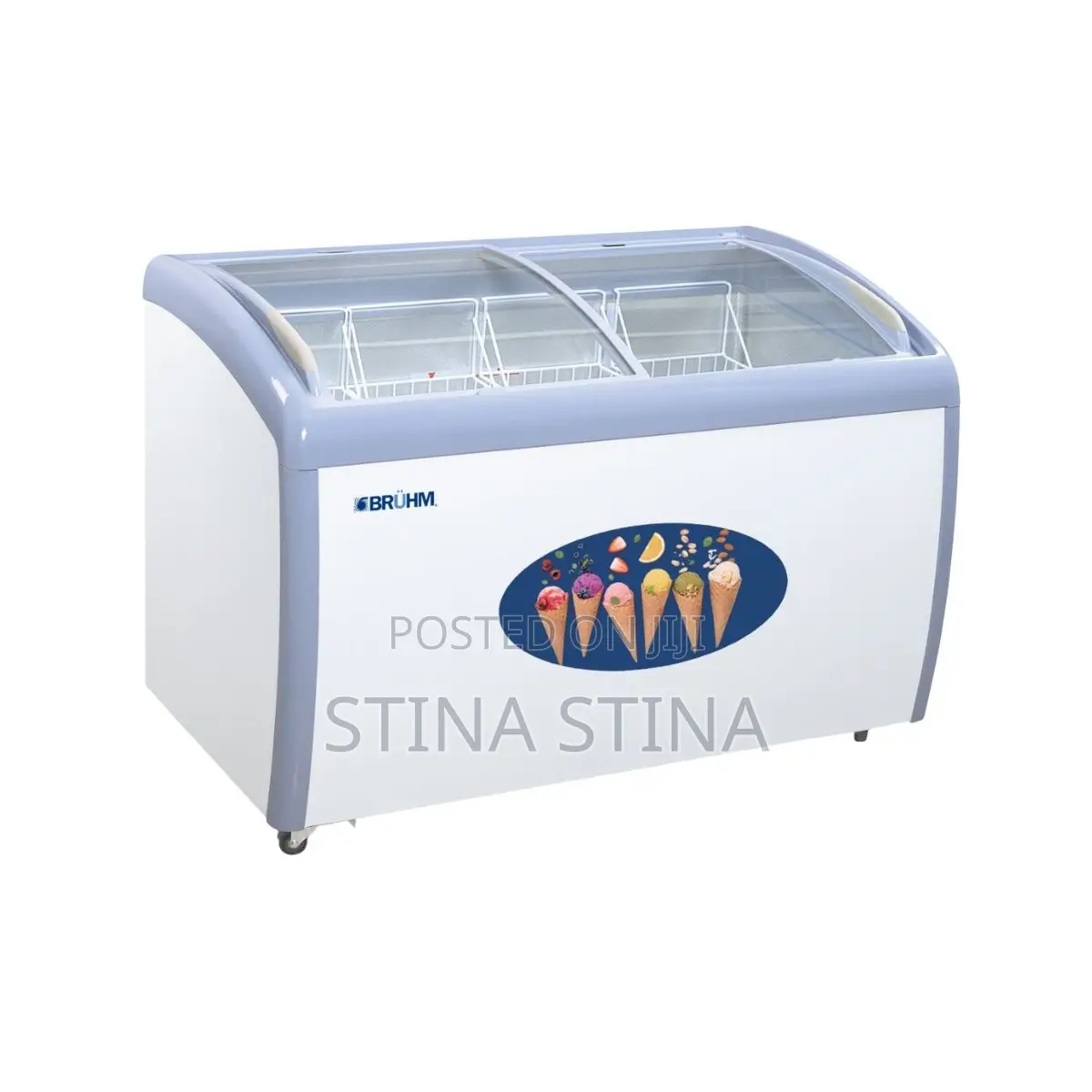 BRUHM 260L Showcase Freezer