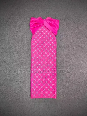 Classic Luxurious Ladies Pink Bandage Dress