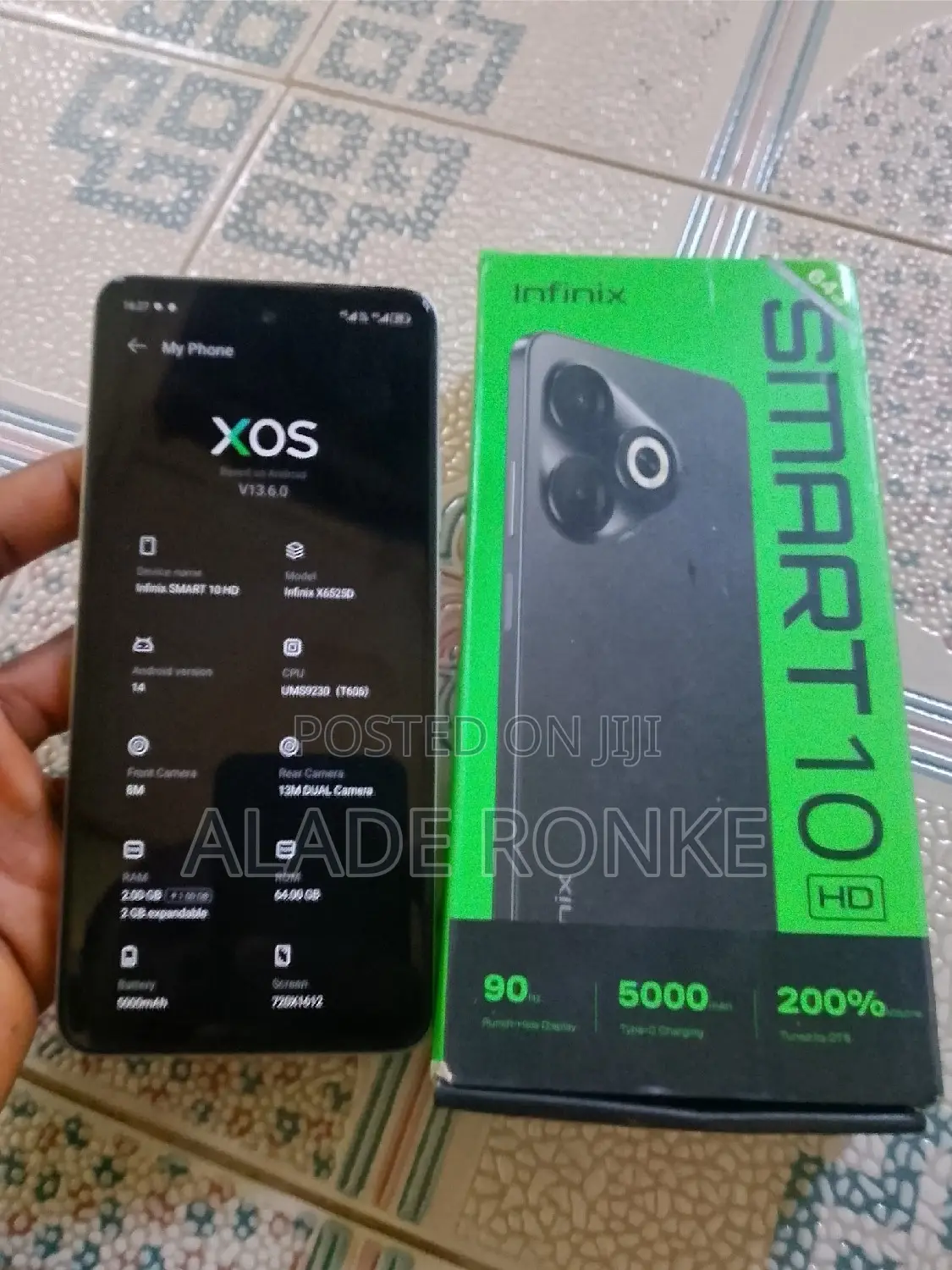 Infinix Smart 10 HD 64 GB Silver