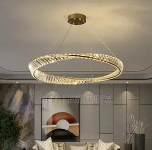 Luxury Crystal LED Pendant Lighs Living Room Restaurant