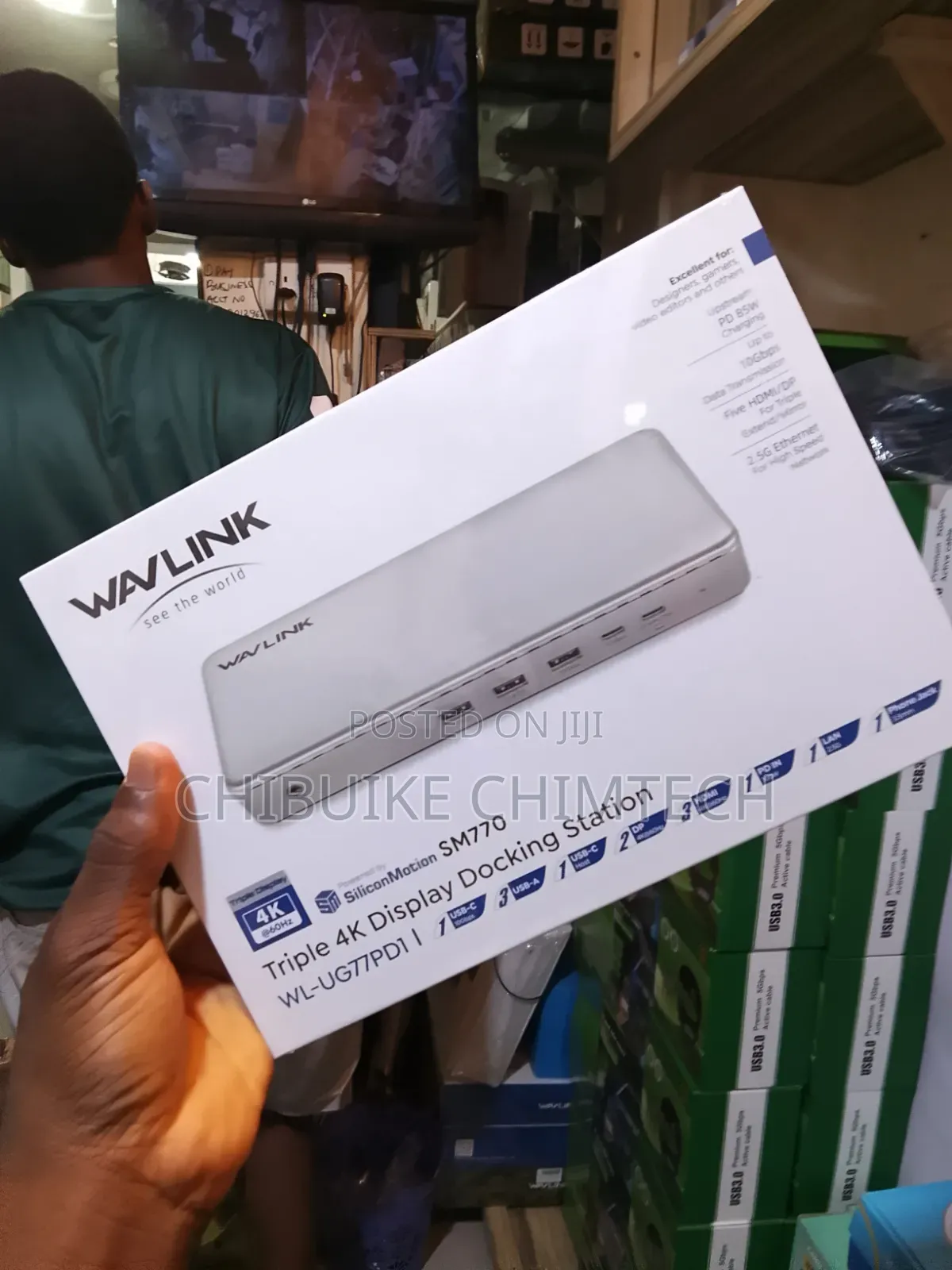 Wavlink Sm770 Triple 4k Display Docking Station