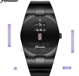 Porendar Chain Watch Worterproof With Sapphires Glass