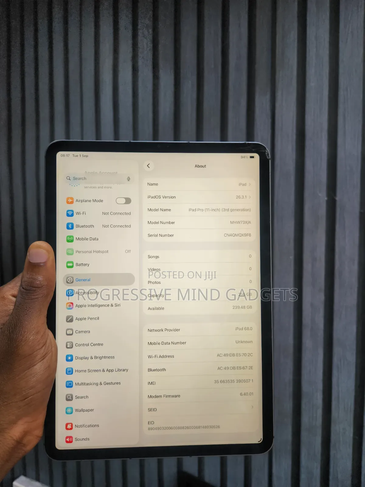 Apple iPad Pro 256 GB Silver