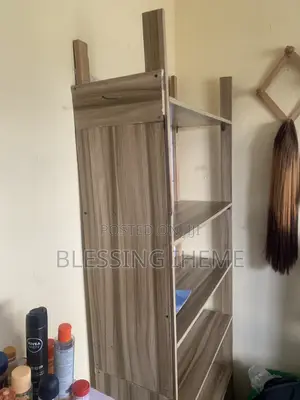 Wardrobe, Shoe Rack and 2 Wooden Stools