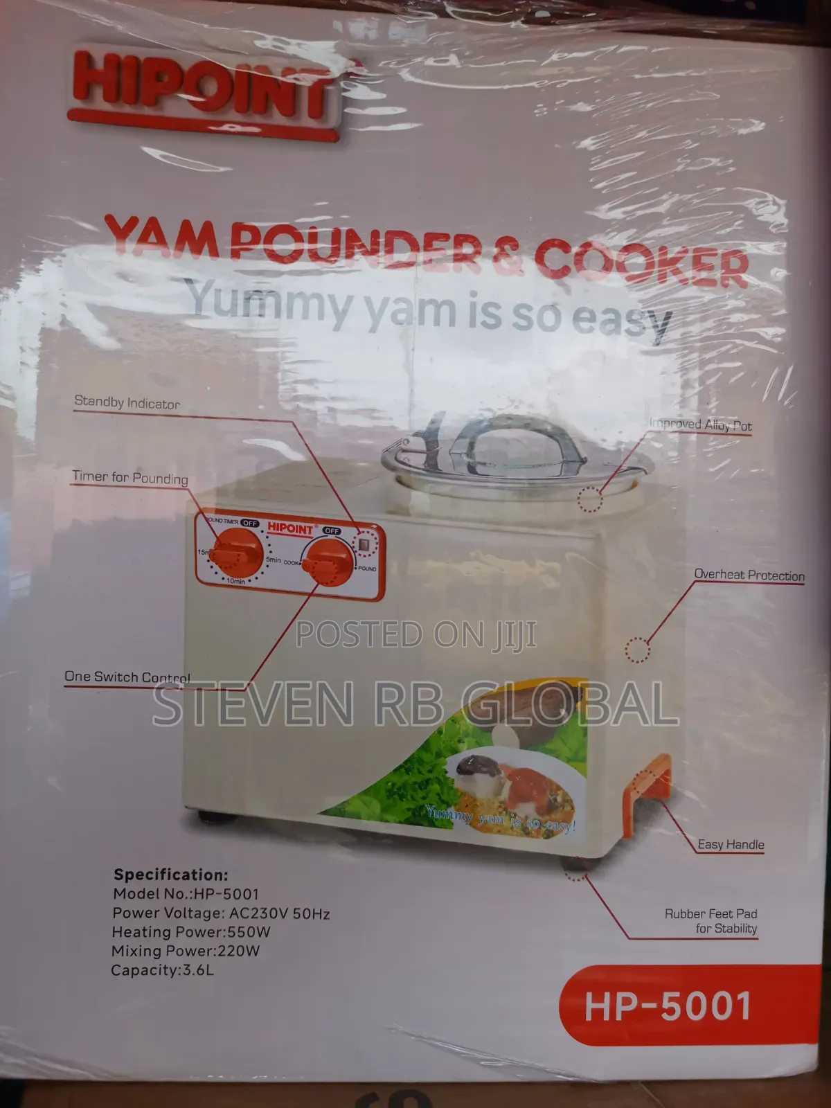 Hipoint Yam Pounder & Cooker | HP-5001