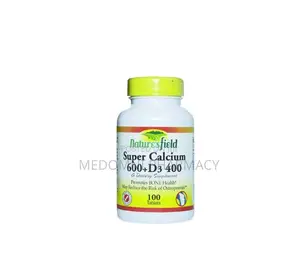 Natures Field Super Calcium Daily Supplement 100 Tablets