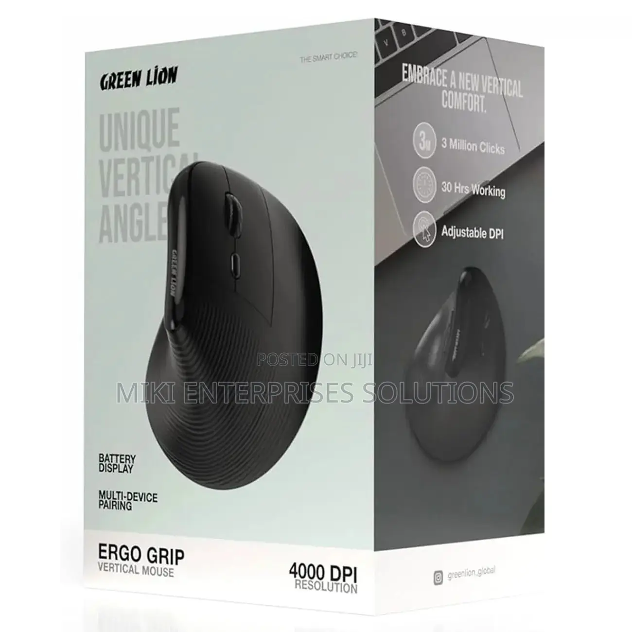 Green Lion Ergo Grip Vertical Mouse