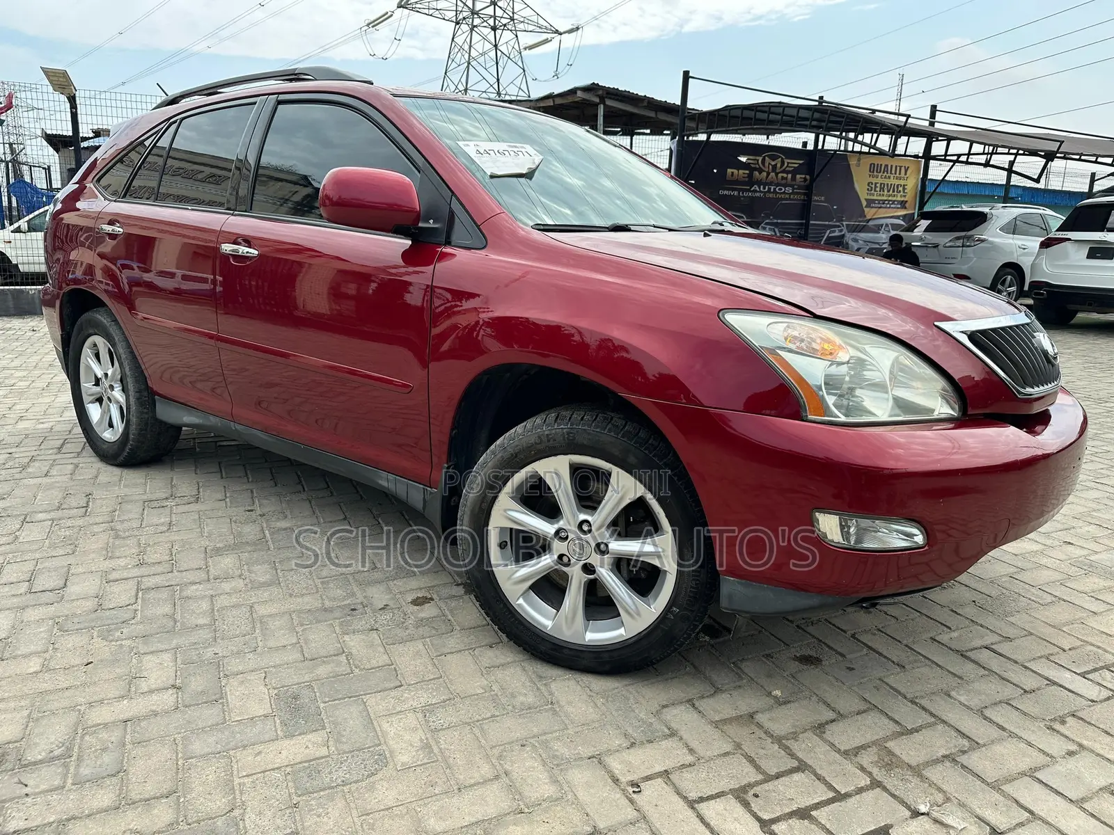 Lexus RX 350 AWD 2008 Red