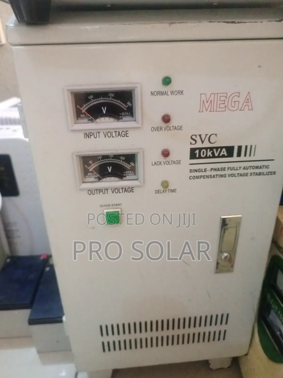 MEGA SVC 10KVA Single Phase Stabilizer