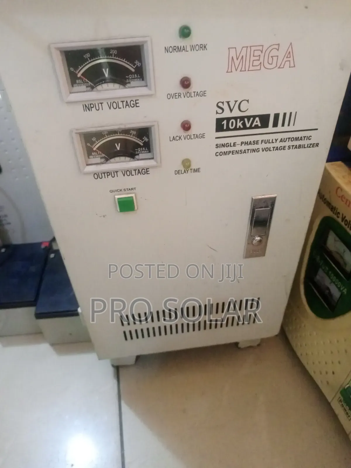 MEGA SVC 10KVA Single Phase Stabilizer