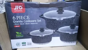 Original JIO 6-Piece Granite Non-Stick Cookware Set