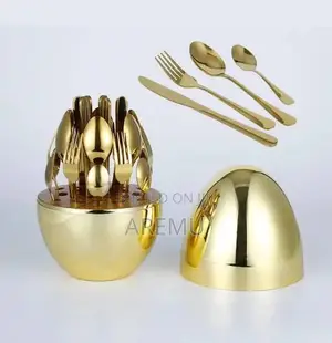 EGG Shape 24pcs Eating Cutlery
