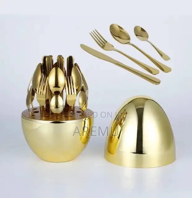 EGG Shape 24pcs Eating Cutlery
