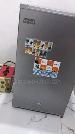 Fairly Used Skyrun 95L Fridge and DuraVolt Stabilizer for Sale