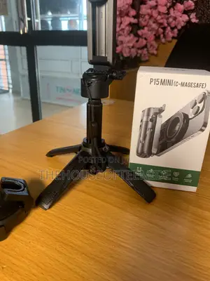 Mini Tripod With Magnetic Grip