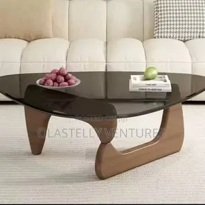 Coffee Tables for Living Room - Triangle Glass Coffee Table Ti.