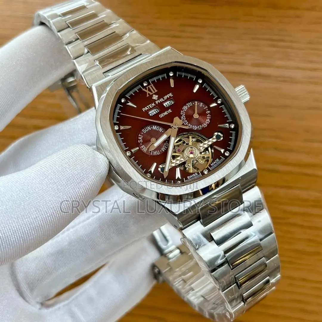 Patek Philippe Quality Luxury Men Automatic Engine Wristwatch