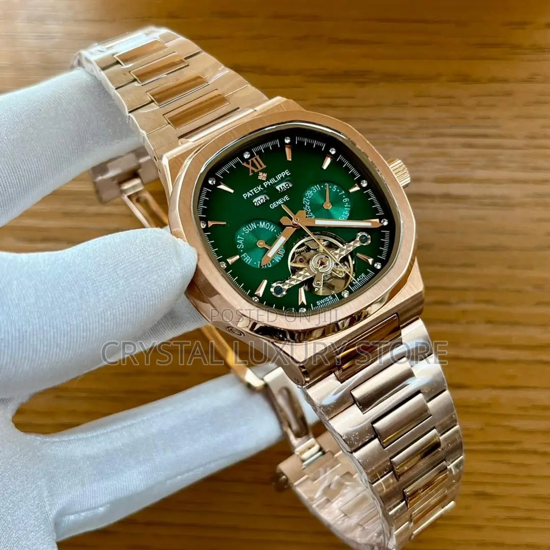 Patek Philippe Quality Luxury Men Automatic Engine Wristwatch