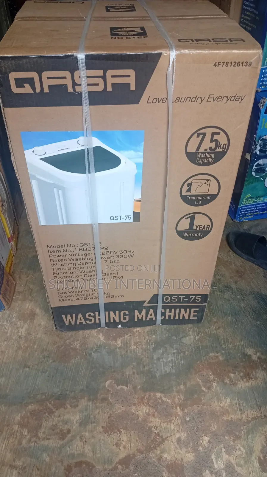 Qasa 7.5kg Washing Machine