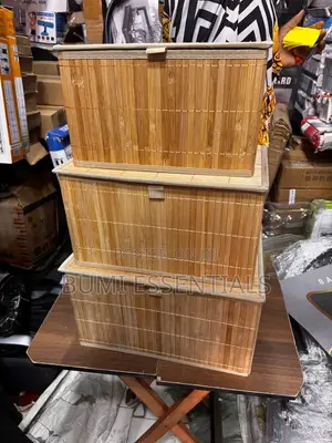3pcs Bamboo Storage Set