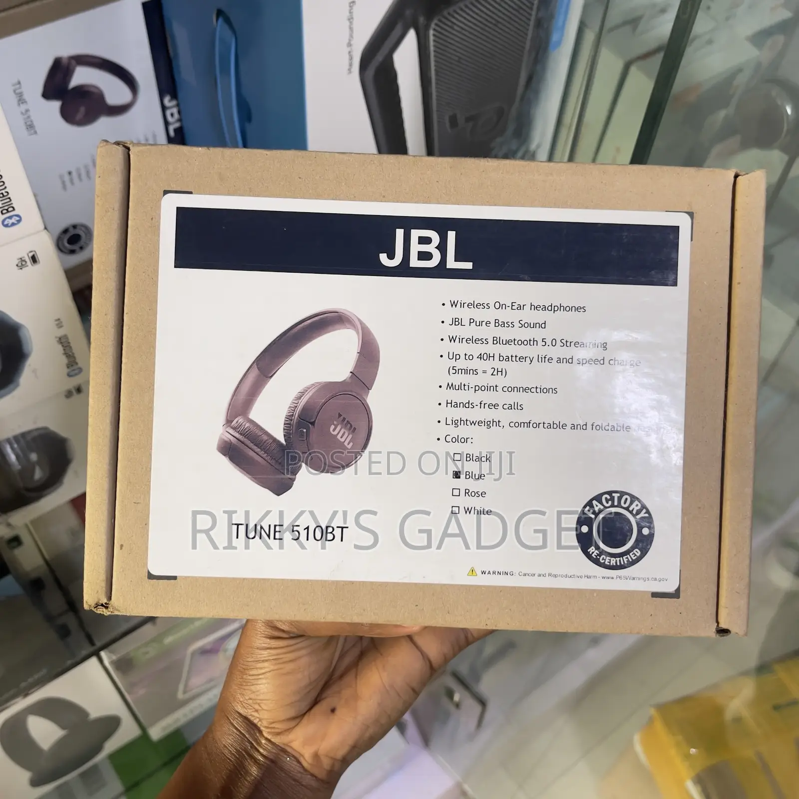 JBL Tune 510bt Wireless Bluetooth Headset