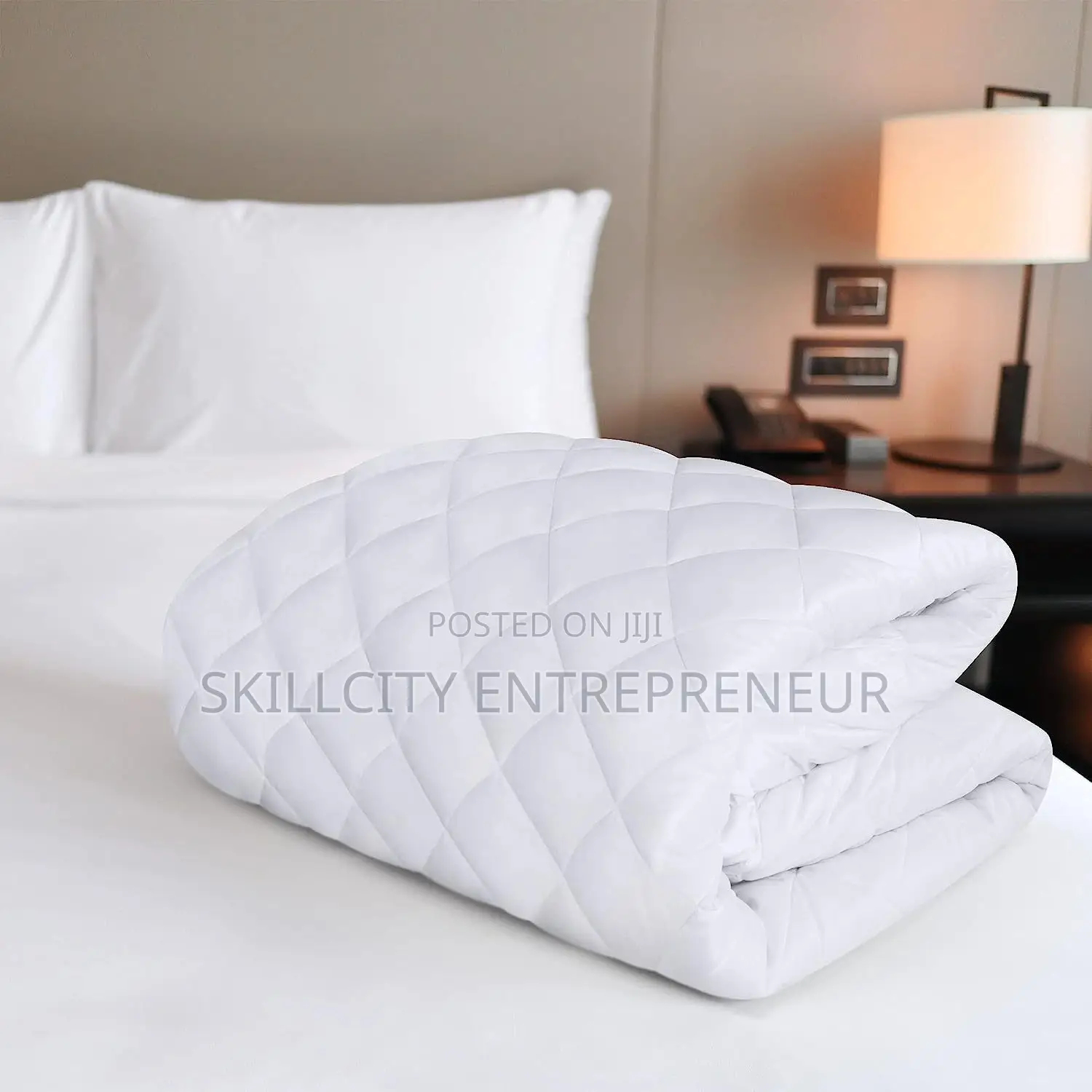 7 by 7 Quilted Waterproof Mattress Protector