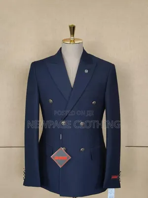 Navy Blue Double-Breasted Blazer — The Detail Makes the Difference