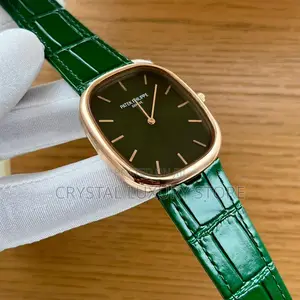 Patek Philippe Quality Luxury Genuine Leather Wristwatch
