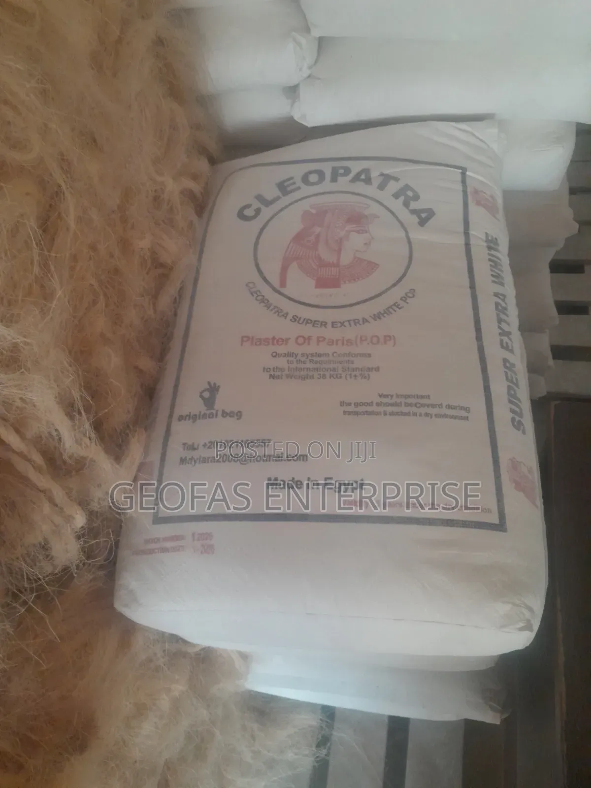 Cleopatra Super Extra White POP Cement