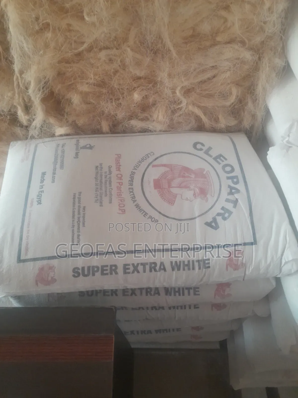 Cleopatra Super Extra White POP Cement