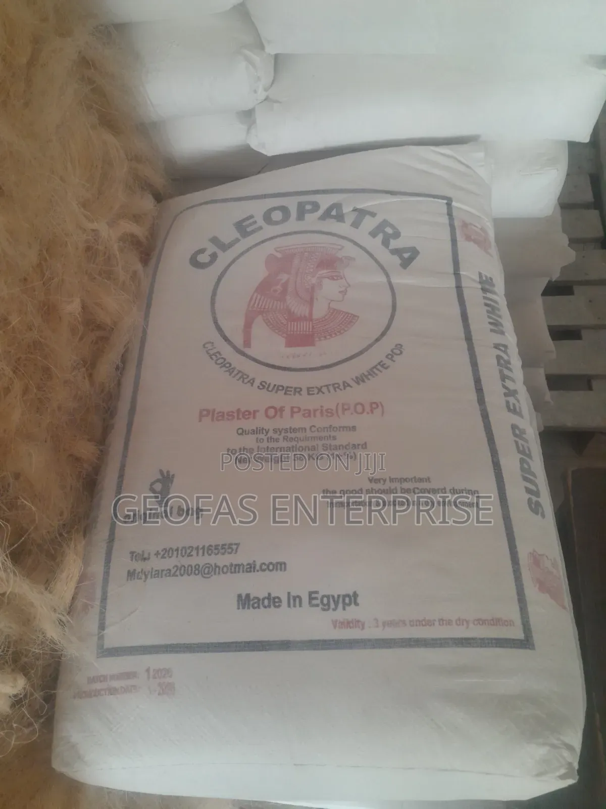 Cleopatra Super Extra White POP Cement