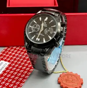 Omega Quality Men Chain Strap Wristwatch