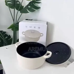24cm SMEG Cast Iron Cookware Set