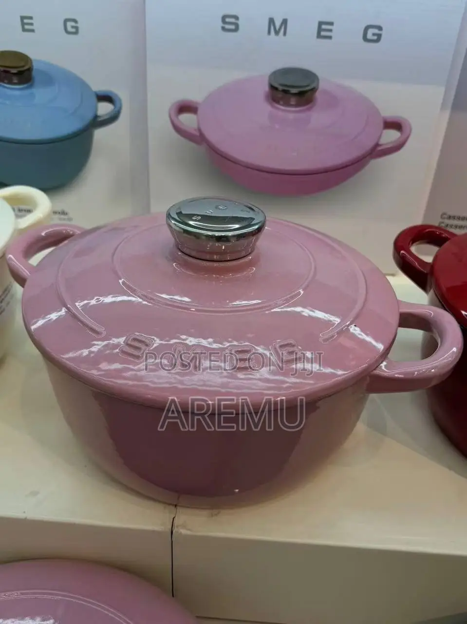 24cm SMEG Cast Iron Cookware Set