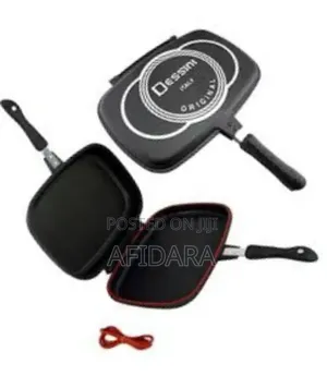 Dessini 36cm Double-Sided Non Stick Grill Pan Cook With Ease