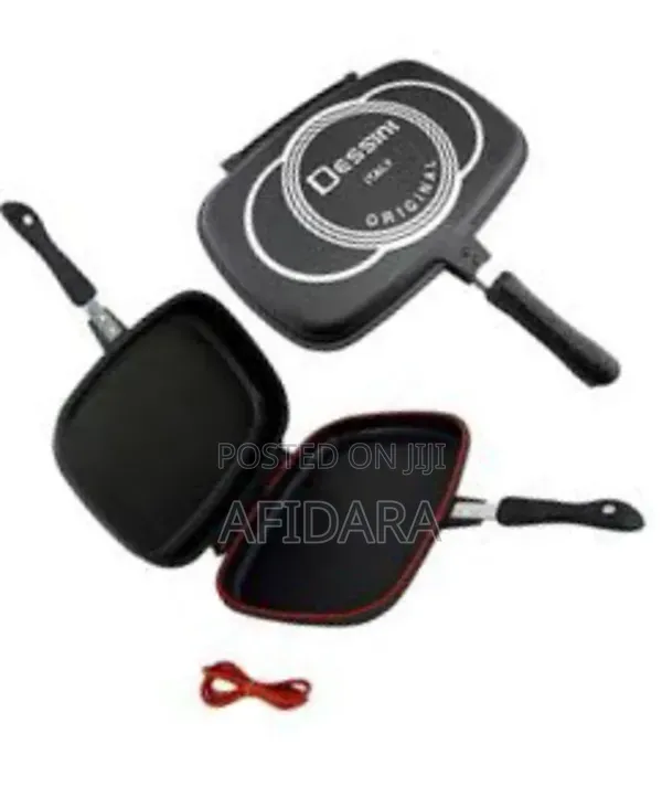 Dessini 36cm Double-Sided Non Stick Grill Pan Cook With Ease