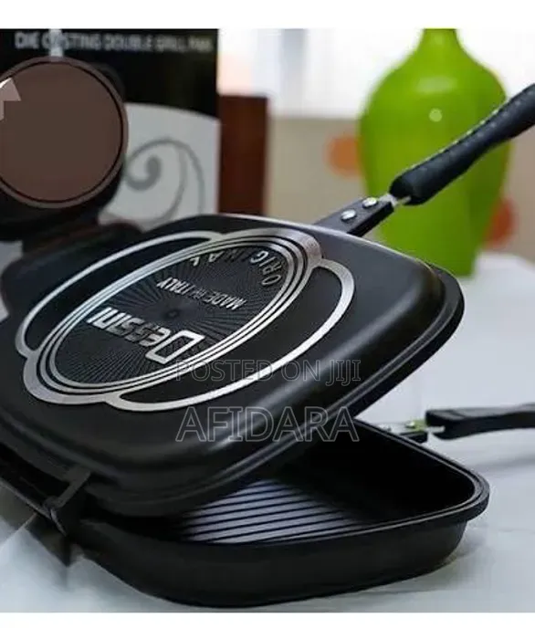Dessini Double-Sided Grill Pan 36cm Non-Stick & Easy Cooking