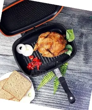 36cm Dessini Non-Stick Double Grill Pan – Smart Kitchen Essential