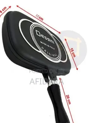36cm Dessini Non-Stick Double Grill Pan – Smart Kitchen Essential