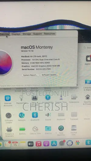 Laptop Apple MacBook 2017 256GB Intel Core i3 SSHD (Hybrid) 512GB