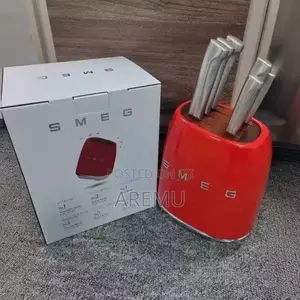 SMEG Knives Set With Stand