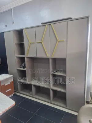 Modern Office Storage Cabinet – Bookcase & Bookshelf Wall Unit.