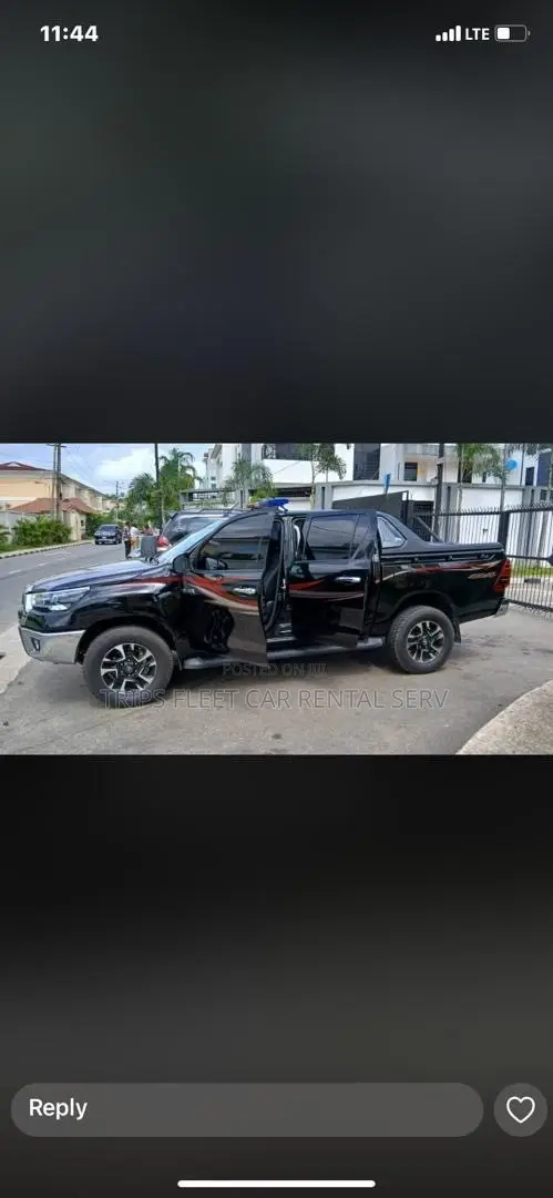 Toyota Hilux Available for Rent