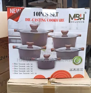 MBH Exclusive 10-Piece Die-Casting Cookware Set 30% DISCOUNT