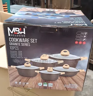 Premium MBH 10-Piece Granite Cookware Set 30% DISCOUNT